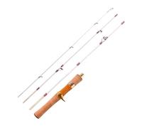 GLigeT Canna da Pesca Canna da Pesca Morbida e Ultraleggera, Canna da Trota in Fibra di Vetro Portatile Quattro Sezioni 1,4 m Canna da Pesca Rio