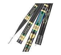 GLigeT Canna da pesca fluviale canna da pesca ultra leggera e ultra dura, canna da pesca a mano, canna da cannone, canna da pesca galleggiante (12 m)