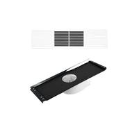 GLigeT Famiglia Ventilatore di estrazione silenzioso e nascosto a soffitto, 21 x 60 cm, multiuso a striscia lunga cucina