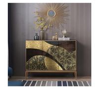 GLigeT Magazzinaggio Mobiletto portaoggetti da cucina, mobiletto decorativo ufficio con ante e ripiani for ingresso, soggiorno camera letto(120 * 40 * 90cm)