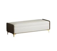 GLigeT Panca per camera da letto, sgabello per cambiare le scarpe, panca da ingresso per negozio di abbigliamento, guardaroba, divano, sgabello, sgabello, sgabello da letto (bruin, medio)