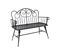 GLigeT Panche da Giardino Panca da giardino for esterni, panca da giardino vintage in ferro con schienale, for balcone, terrazza interna, panca for il tempo libero Panchine per Esterni