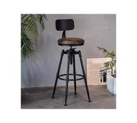 GLigeT Sedie da bar Sedia da bar decorativa Schienale moderno e minimalista Sedia girevole in ferro Art Sedia da bar girevole per sollevamento Sedia da bar per uso domestico Sgabello con piedi alti