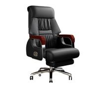 GLigeT Sedie da Ufficio Sedia da ufficio direzionale con funzione di massaggio e reclinazione, sedia girevole for computer in pelle di alta qualità for casa e ufficio Ergonomica Poltrona Ufficio