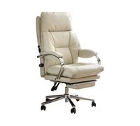 GLigeT Sedie da Ufficio Sedia da ufficio in pelle di lusso con massaggio elettrico comoda for uso dirigenziale a casa e in ufficio Ergonomica Poltrona Ufficio