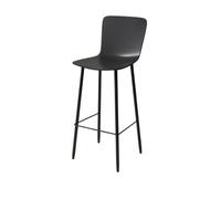 GLigeT Sgabello da bar Sedia da bar alta for uso domestico in ferro nero, sedia da bar for esterni con schienale commerciale, sedia da balcone Sgabello Alto