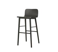 GLigeT Sgabello da bar Sgabello alto nero for bar, ristorante, casa, sedia alta in legno, multi-misura, opzionale Sgabello Alto(XL)