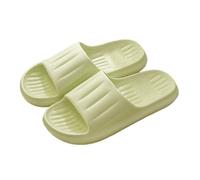 GLigeT Sliders - Scarpe da doccia leggere e comode, unisex, antiscivolo, quattro stagioni, per casa, palestra, piscina, sandali estivi, Verde, Taglia unica