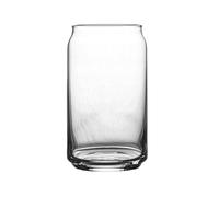 GLigeT Succhi Bicchieri in vetro vintage a forma di lattina, bicchieri trasparenti senza piombo da 16,5 once for acqua, succhi, tè freddo, cocktail Soda