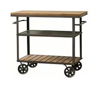 GLigeT Utilizzo multiplo Carrello da cucina mobile a 3 livelli, carrello for il servizio di bevande(Grande)