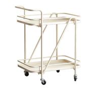 GLigeT Utilizzo multiplo Carrello for il servizio for di bevande e dolci for hotel ristoranti Home(Bianco)