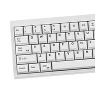 Gliging PBT Bianco Minimalista Keycaps 129 Tasti Cherry Profilo DYE-SUB Set di keycap personalizzati Adatto per MX Cherry 60% 70% 75% 100% Tastiera Meccanica