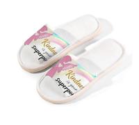 Glilade Pantofole da casa per donne e uomini, antiscivolo, con punta aperta, traspiranti, estive, per camera da letto, gentilezza, Potere di gentil, 39.5/40.5 EU