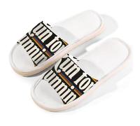 Glilade Pantofole da casa per donne e uomini, antiscivolo, con punta aperta, traspiranti, estive, per camera da letto, corsa per corsa, Corri per la corsa, 9.5/10.5 UK Wide