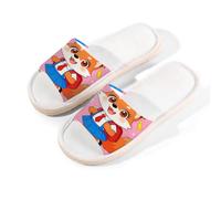 Glilade Pantofole da casa per donne e uomini, antiscivolo, per interni, con punta aperta, traspiranti, estive, per camera da letto, volpe, Baby Fox, 39.5/40.5 EU