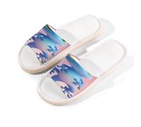 Glilade Pantofole da casa per donne e uomini, antiscivolo, per interni, con punta aperta, traspiranti, estive, per camera da letto, piccole (carino Axolotl)