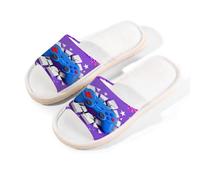 Glilade Pantofole da casa per donne e uomini, antiscivolo, per interni, con punta aperta, traspiranti, estive, per camera da letto, piccole (gioco)