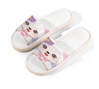 Glilade Pantofole da casa per donne e uomini, antiscivolo, per interni, punta aperta, scarpe estive traspiranti per camera da letto, cuccioli carini leggi libri, Cute Puppy Leggi libri, 8.5/9 UK Wide