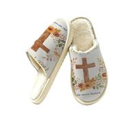 Glilade Pantofole da donna Fuzzy House da uomo, morbide e calde, scarpe da casa, Non se ne va mai, 42.5/43 EU
