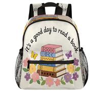 Glilade Zaino per bambini per ragazzi e ragazze, borsa per libri scolastici per bambini con fibbia sul petto, zaino leggero per asilo prescolare per viaggi e campeggio (leggi libri)
