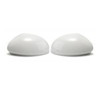 GLILAR Calotte specchietti Compatibile con per Tiguan 2009 2010 2011 2012 2013 2014 2015 2016 2017 Auto Ala Specchio Coperture cap Specchietto Retrovisore Tappo di Copertura 5N0857537(White)
