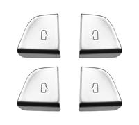 GLILAR Compatibile con Tesla per Model 3 Decalcomanie per La Protezione degli Interni Dell'auto, 4 Adesivi per Pulsanti di Apertura della Porta Interruttori per Auto