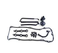 GLILAR Guarnizione Coperchio Punterie Compatibile con E46 E39 E60 E83 X3 325i PCV Valvola di Sfiato del Basamento Valvola Tubo di Sfiato Set Guarnizione Coperchio OEM: 11617501566 11157532649