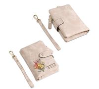 Glimmerday Borsetta da Donna Personalizzata con Fiori di Nascita, Borsetta con Design Floreale con Nome Individuale e Tracolla, Regalo per la Festa della Mamma per la Nonna (Rosa)