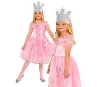 Glinda Costume Bambini Ufficiale Libro Giorno Vestito Mago Di OZ