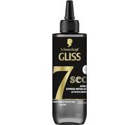 Gliss 7 Sec Express-Repair Kur Ultimate Repair (200 ml), la cura dei capelli ripara i capelli molto danneggiati e asciutti con cheratina liquida e sistema HAPTIQ, per capelli più forti al 100%