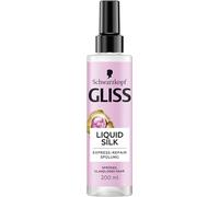 Gliss Balsamo per capelli Express Repair Liquid Silk (200 ml), balsamo per capelli straordinariamente morbidi, balsamo per la cura con protezione dal calore fino a 230 °C