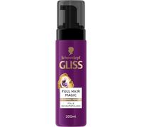 Gliss - Balsamo per capelli Full Hair Magic (200 ml), balsamo per capelli con consistenza in schiuma per volume e pienezza, balsamo con caffeina e peptidi dà volume ai capelli