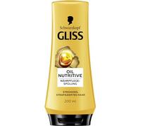 Gliss Balsamo per capelli nutritive (200 ml), il balsamo nutre intensamente i capelli danneggiati, il balsamo garantisce una pettinabilità perfetta