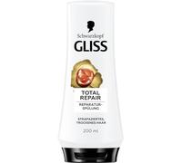 Gliss Balsamo Total Repair (200 ml), balsamo ripara capelli secchi e danneggiati, condizionatore per la cura fino al 90% in meno di rottura dei capelli