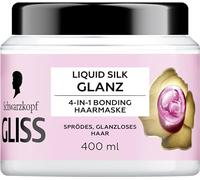 Gliss Cura 4 in 1 per la riparazione dei capelli 4 in 1 (400 ml), con sistema HAPTIQ e seta per capelli lisci pieni di lucentezza, maschera per capelli per capelli fragili e senza lucentezza