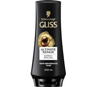 Gliss Il balsamo Ultimate Repair (200 ml), balsamo per capelli con cheratina liquida e estratto di perle offre cura di riparazione, balsamo per capelli estremamente danneggiati