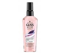Gliss Kur Siero anti-doppie punte miracolose (75 ml), siero per capelli offre una tenuta duratura e protegge i capelli durante l'asciugacapelli