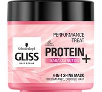 Gliss Maschera Brillante Con Proteine Di Soia E Olio Di Noce Babassu 4 In 1 400 ml