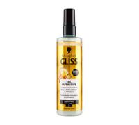 Schwarzkopf Gliss Oil Nutritive Balsamo Spray Express Nutriente 200ml, Leave in conditioner spray con Omega 9 e Olio di Marula, Balsamo senza risciacquo e termoprotettore per capelli danneggiati