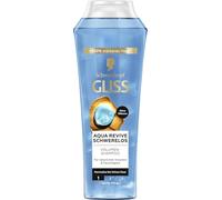 Gliss Shampoo Aqua Revive (250 ml), shampoo per capelli offre una porzione extra di umidità e lucentezza sana, shampoo idratante per capelli normali e secchi