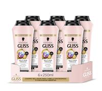 Gliss - Shampoo sigillante per capelli aperti e crespi - Split Hair Miracle - 6 x 250 ml (1500 ml) - Gamma sigillante