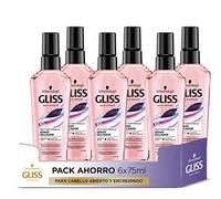 Gliss - Siero sigillante per capelli aperti e crespi - Split Hair Miracle - 6 x 75 ml (450 ml) - Gamma sigillante