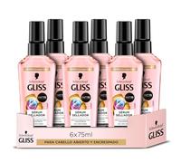 Gliss - Siero sigillante per capelli aperti e crespi - Split Hair Miracle - 6 x 75 ml (450 ml) - Gamma sigillante