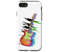 Glitch Art Chitarra Elettrica Chitarrista Chitarristi Custodia per iPhone SE (2020) / 7 / 8