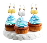 Glittaretti - set di candele seno - confezione da 3 pezzi