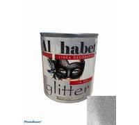 GLITTER 3D IN EMULSIONE GEL 250 ML ARGENTO PER IDROPITTURA PITTURA MURALE DECORO