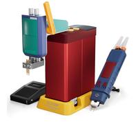 GLITTER 801D Saldatrice a Punti per Batterie, 14500W 2500A, Saldatrice a Impulsi con Condensatore per Riparazione Batterie al Litio 18650, 100-240V