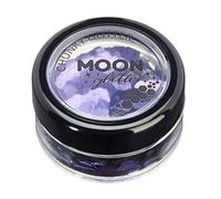 Glitter a pezzetti classico della Moon Glitter - 100% Cosmetico per viso, corpo, unghie, capelli e labbra - 3gr - Lavanda