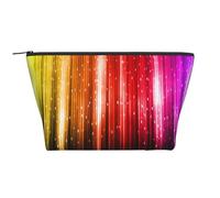 Glitter arcobaleno, Borsa da toilette Borsa per trucco Borsa per cosmetici Borsa da toilette da viaggio portatile