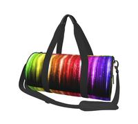 Glitter arcobaleno, Borsone da viaggio di grande capacità Borsa rotonda Borsa da viaggio sportiva Borsa da viaggio Borsa da fitness